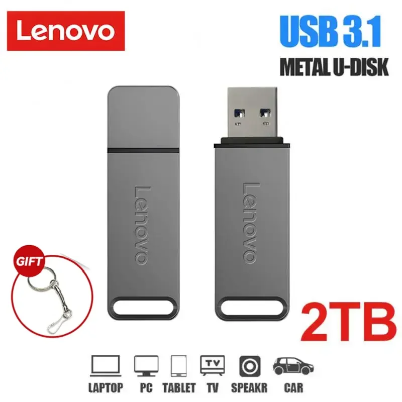 Lenovo 2Tb Usb Flash Drives Pendrive Ad Alta Velocità Metal Usb 3.0 1Tb Pen Drive Memoria Portatile Usb Flash Disk Trasmissione Dati