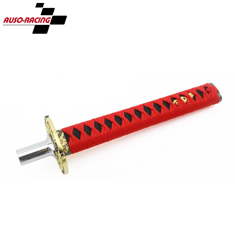 

Universal 150MM/200MM/260MM JDM Katana Samurai Sword Shift Knob Shifter With Adapters Gear Shift knob