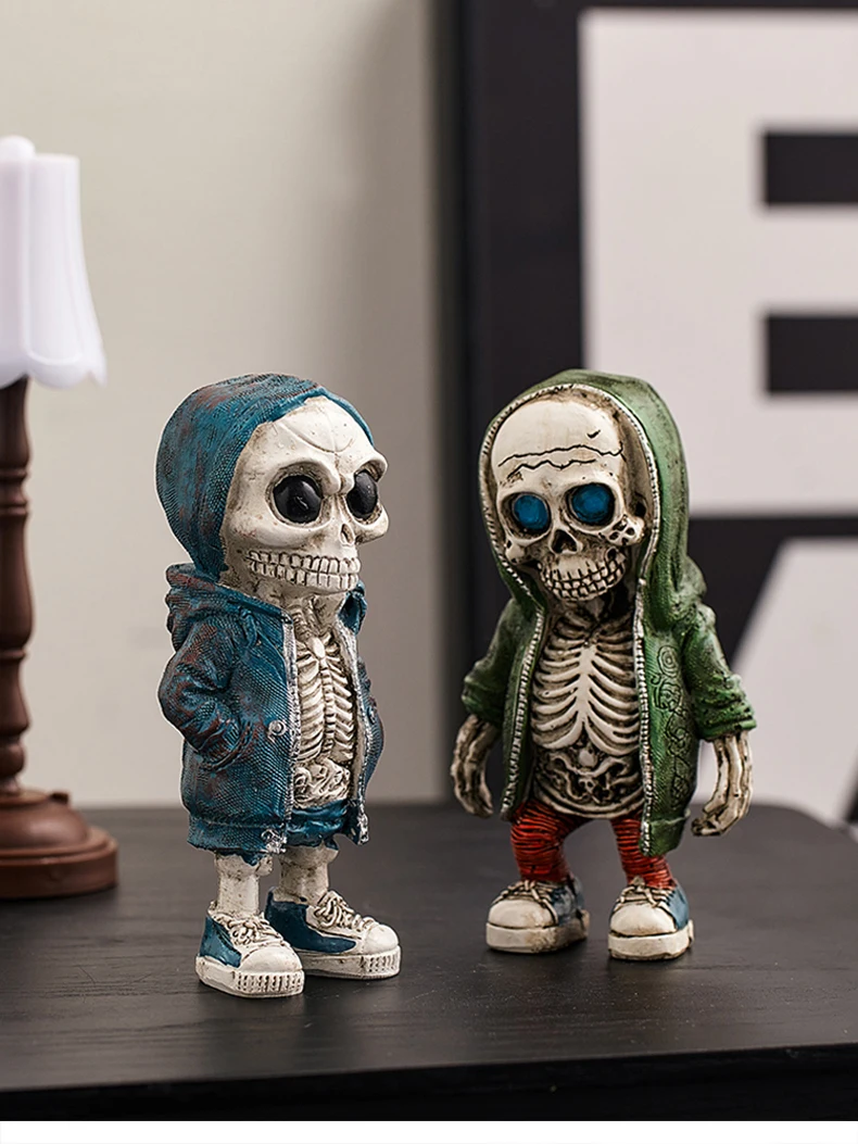 Figurines de squelette en résine Super Cool, artisanat fait à la main, –  acacuss
