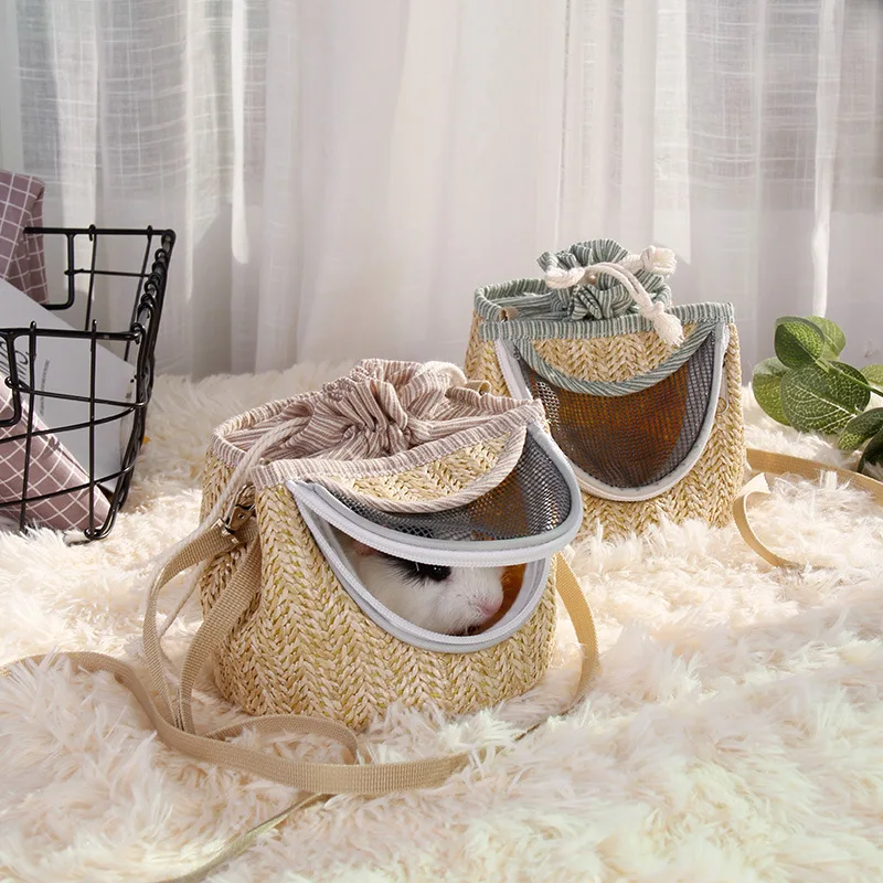 Summer Mesh Breathable Small Pet Carry Bag Hamster Honey Bag Glider Backpack Convenient Carrying Pet Supplies Going Out