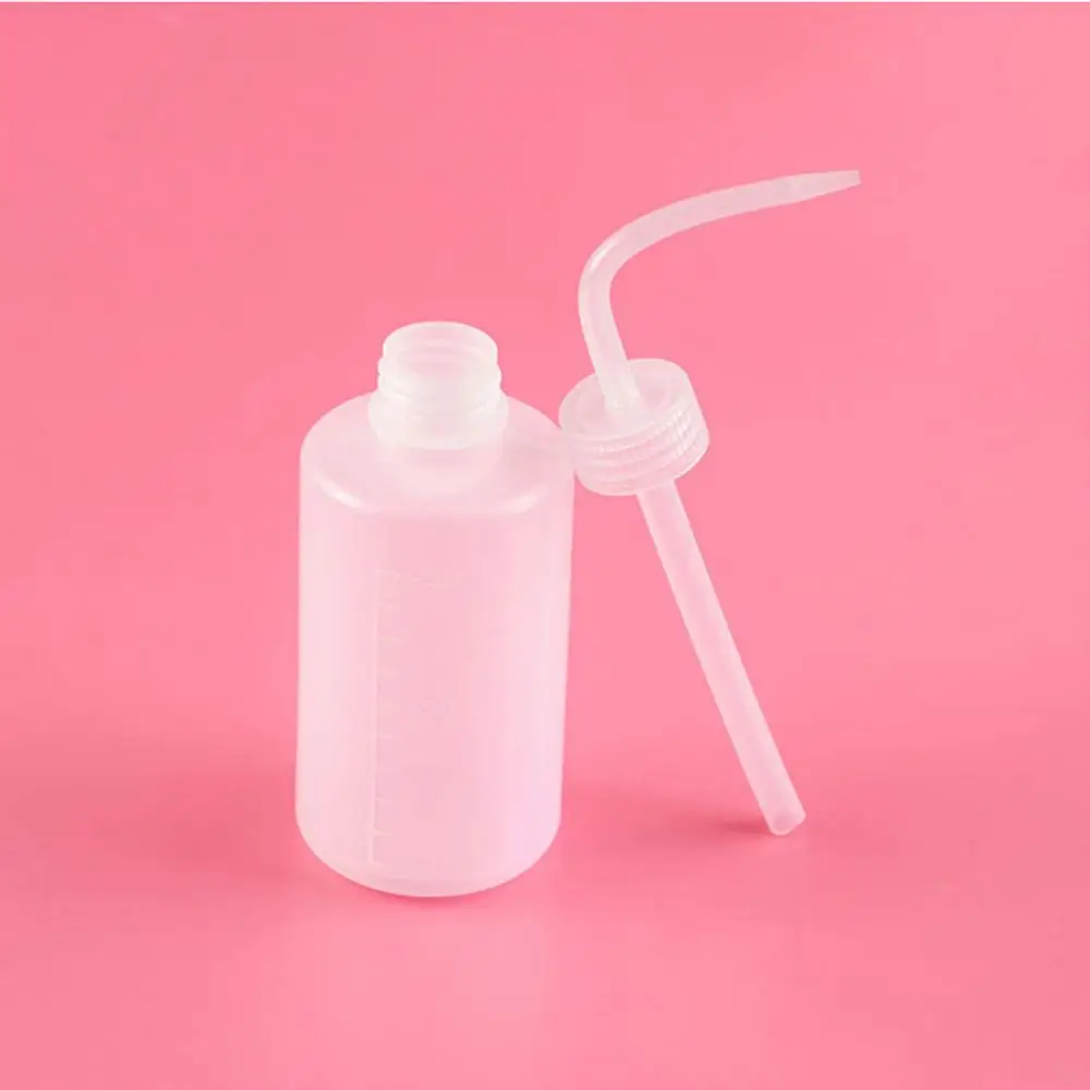 

250ml Washing Bottle For Eyelash Extension Cosmetic Remover Bottle Elbow Narrow Mouth Eyelashes Cleaning Leak Proof Water Makeup