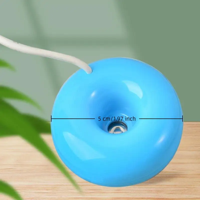 Compact Donut-Shaped USB Humidifier & Aroma Diffuser