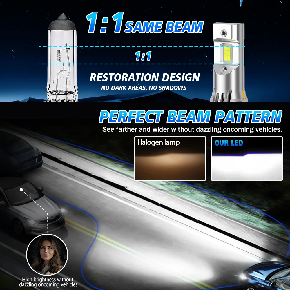 2/4개 LED 헤드라이트 터보 캔버스 고출력 자동차 램프 마쯔다 CX-9 CX9 2007 2008 2009 2010 2011 2012용