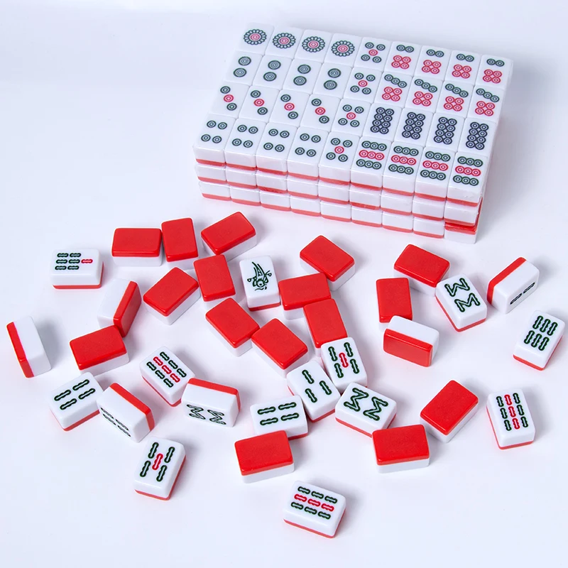 Hot Mahjong set 30mm giochi di Mahjong di alta qualità giochi per la casa 144 pezzi mahjong piastrelle cinese divertente famiglia tavolo gioco da tavolo P16