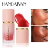 Handaiyan Matte Glitter Face Liquid Blusher Smooth Cheek Eye Mousse Blush Highlighter Stick Rouge Waterproof Contour Makeup 4