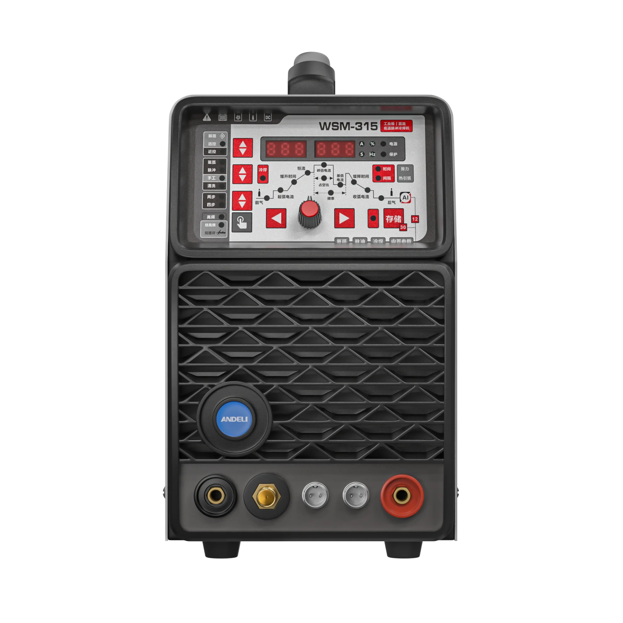 ANDEL TIG-315 385V 315A 0.8-12MM AL AC DC Pulse Cold Aluminum 4.0 MMA TIG Welding Machine