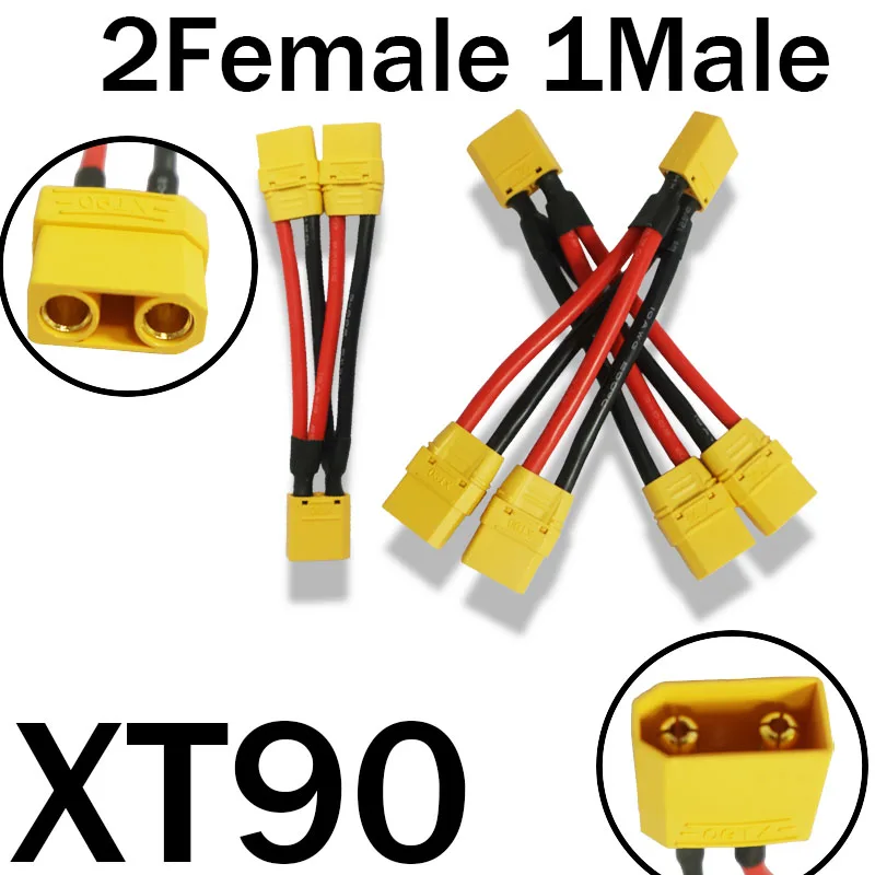 Lot Connecteurs XT90 pour Batterie RC - Mâle Femelle 1 à 3 Pièces
