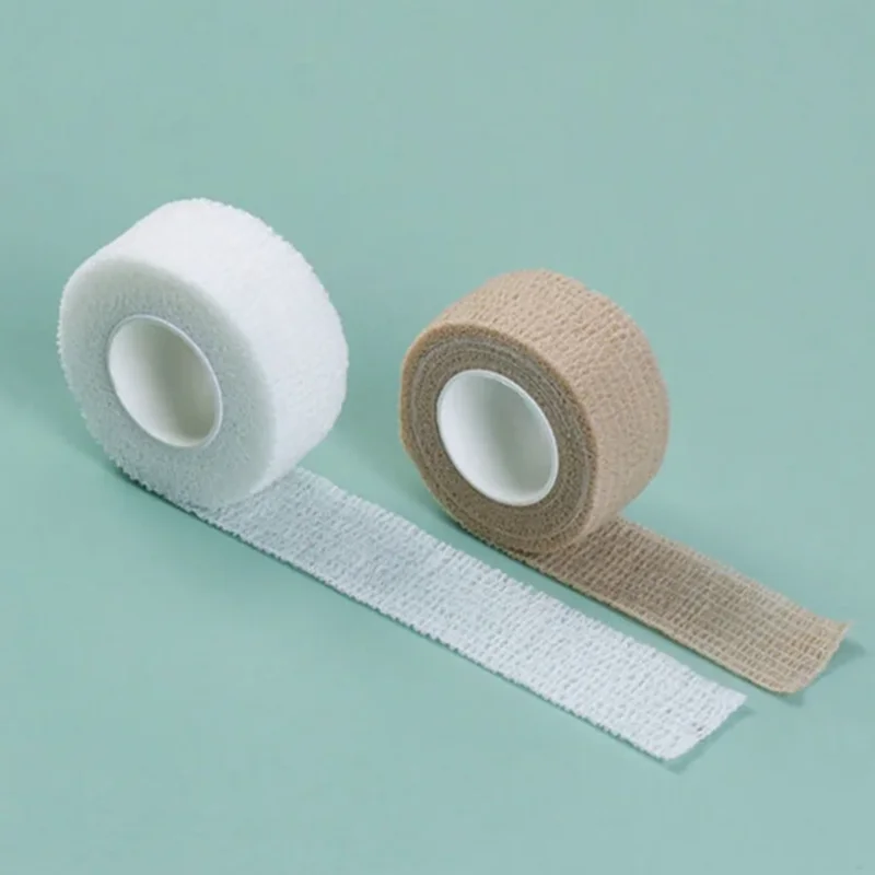 6pcs Self-Adhering Bandage Fixing Bandage Animal Hand Tearing Waterproof Elastic Pets 2.5 cm X 4.5 M