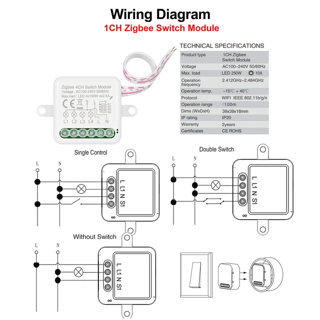 1CH Switch Module