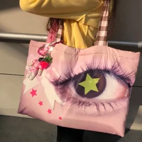 Y2k – sac fourre-tout imprimé Animal, sac à bandoulière créatif en papier Dupont, léger, grande capacité, sac de Shopping pour femmes 6
