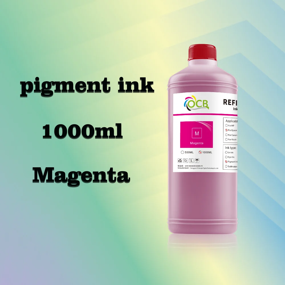 1000ML Waterproof Pigment Ink For Epson P6000 P7000 P8000 P9000 P6080 P7080 P8080 P9080 Inkjet Printer (11 Color Available)