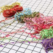 5m Leaf Hemp Rope Artificial Vine Natural Hemp Rope Fake Colorful Garland Accessories DIY Gift Packing Party Decor
