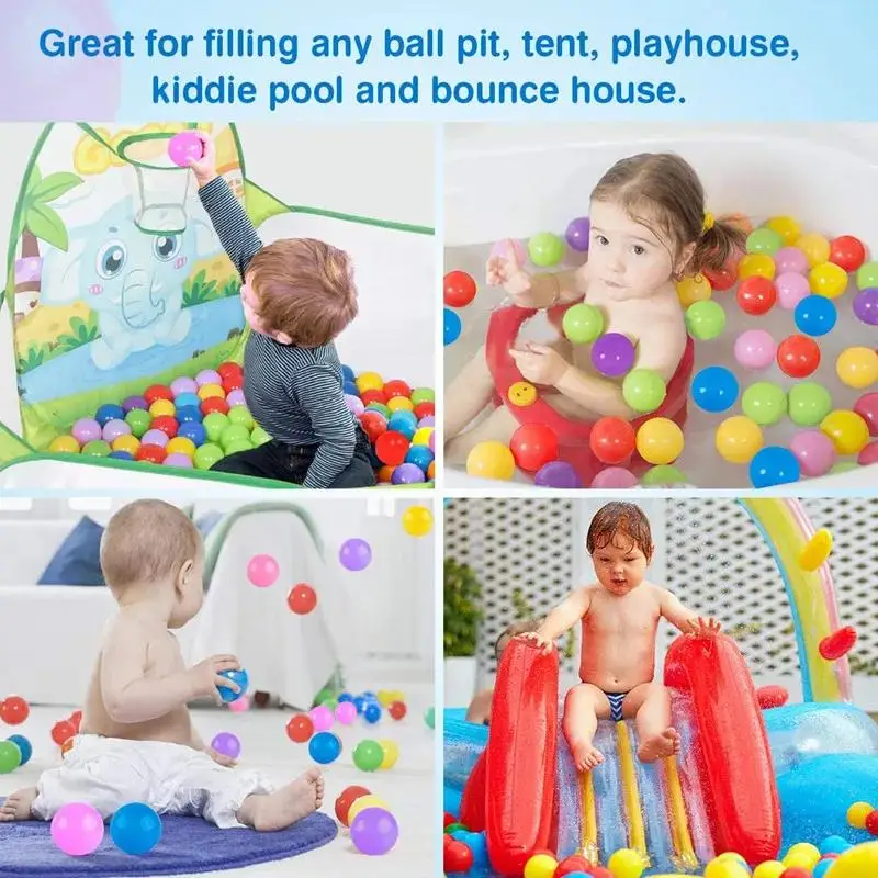 Ocean Ball Home Indoor Baby Colorful Plastic Thick Wave Ball Large Amusement Park Puzzle Toy 5