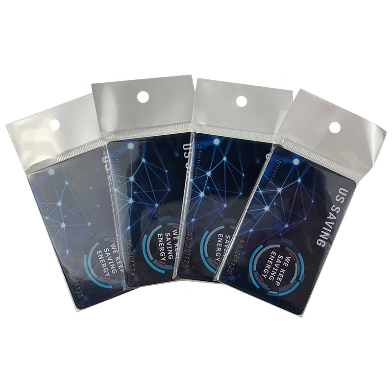 Bio 2000 negative ions power saver energy card terahertz chip electronic power saving card power saving card