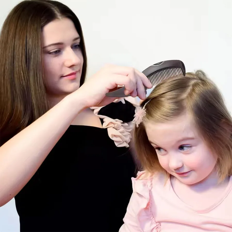 Schuppen-Entfernungs-Kämme für die Kopfhaut Selbstreinigende Antistatische Massagebürsten Friseur-Styling-Werkzeuge – Detail 1