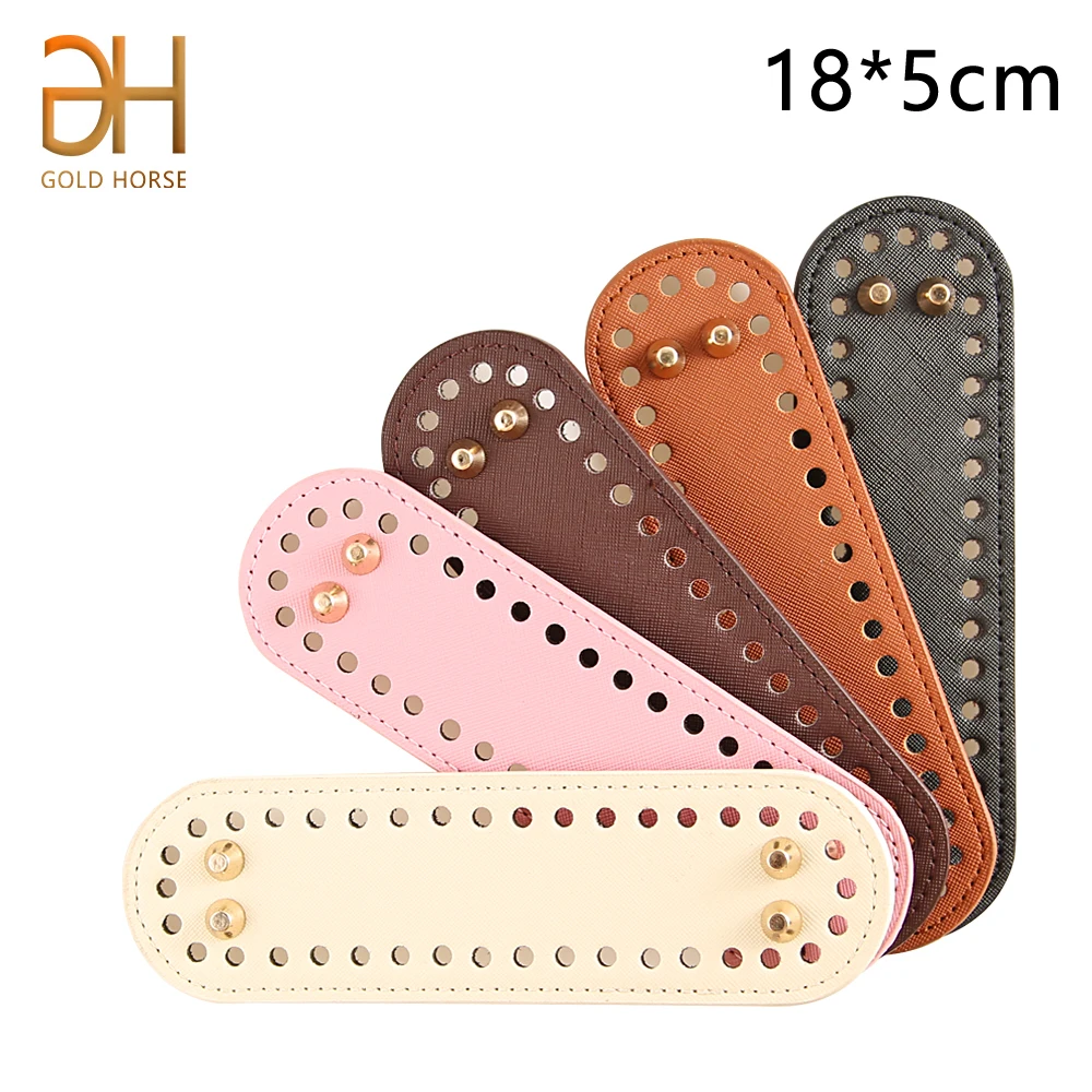 5 Sizes PU Leather Bag Base – DIY Crochet & Knitting Purse Bottom 2