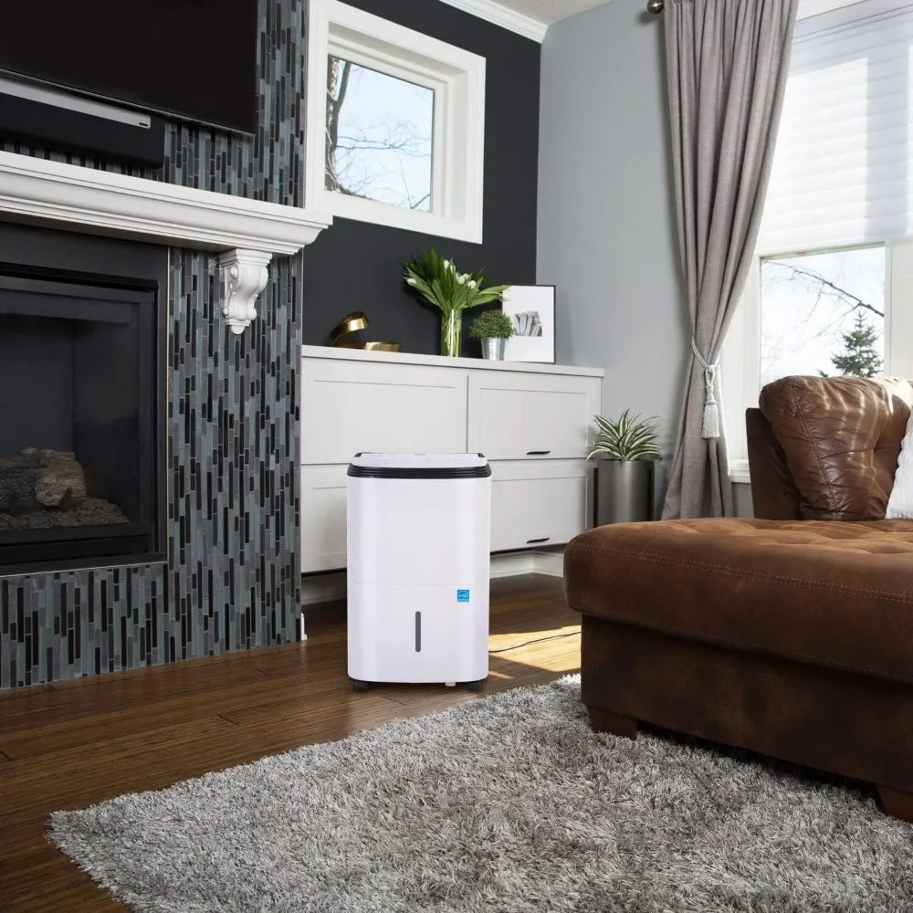 Smart Dehumidifier for Basements & Large Rooms Up to 4000 Sq. Ft. with WiFi, Voice Control and Anti-Spill Design Dehumidifier