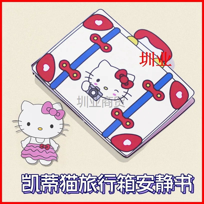 Sanrio Pachacco Cinnamoroll Homemade Diy Quiet Toy Book Kneading Material Handbook Anti-Stress Toy Children Stress Relief Gift ziyi aki sauce bubble quiet book diy handmade book handmade no cutting book sticking paper