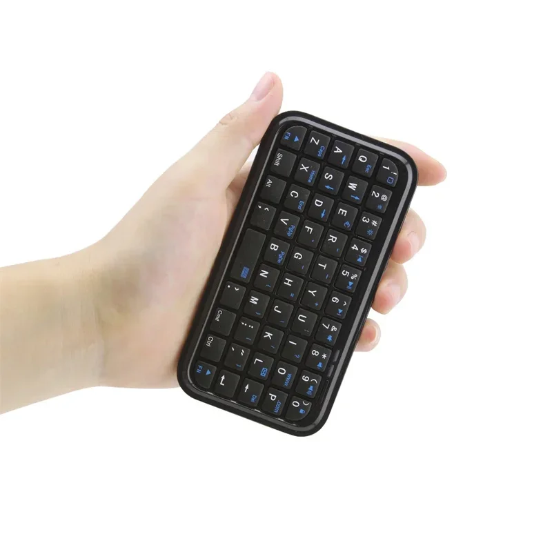 Smart Phone Mini Keyboard Bluetooth 3.0 Rechargeable Slim Travel Size Wireless Keypad Small Portable 49 Keys for Tablets Phone