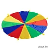 1PC Rainbow Umbrella Parachute Toy Whack A Mole Outdoor Games For Kids Sport Teamwork Children Boys Girls Kindergarten Toys 6