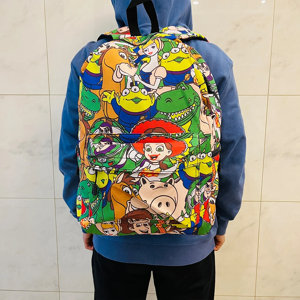 Disney Toy Story Woody 7741 Zaini Anime Zaini Zaino Cartoon Zaini Casual Per Studenti Zaino Da Viaggio Unisex