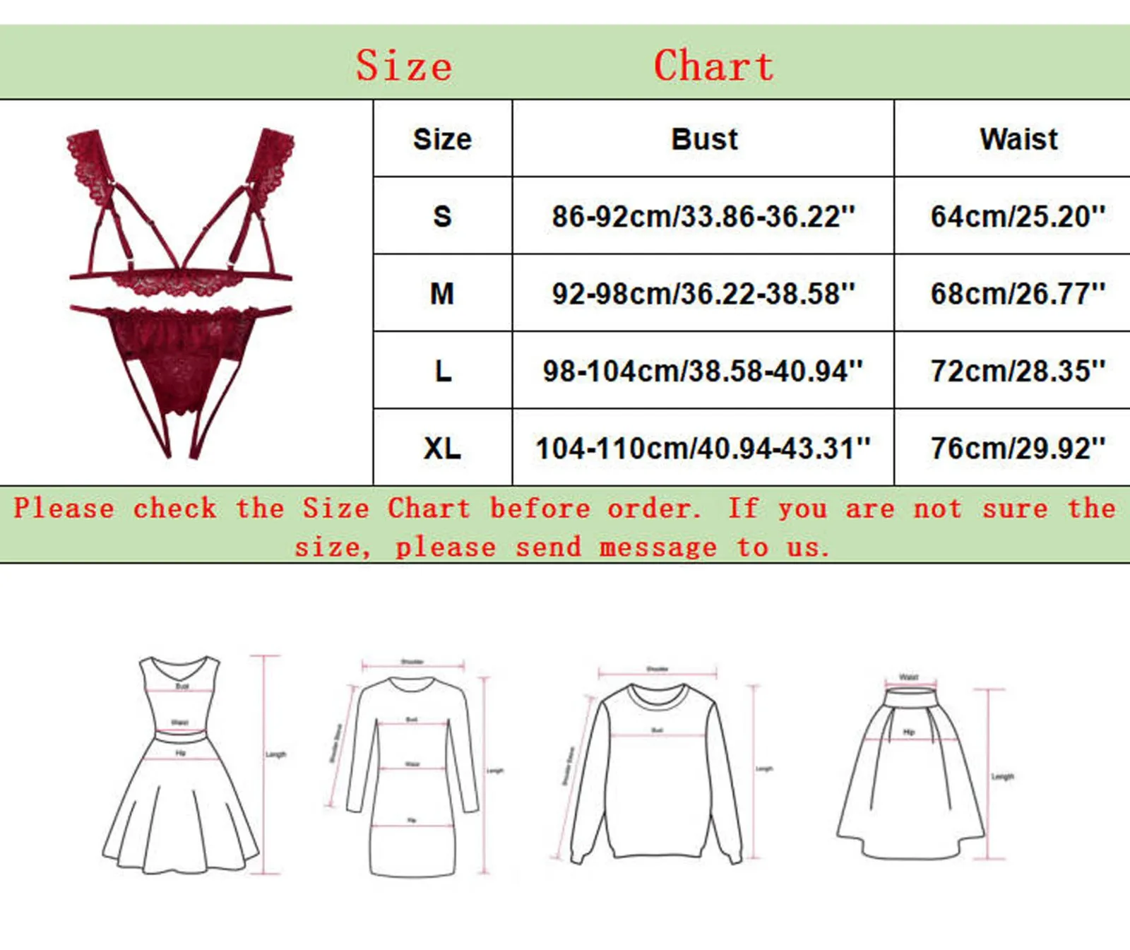 Hot Sale Lingerie For Women Plus Size Sexy Three Point Two Piece Underwear Set Lingerie For Women Sexy Naughty Plus Size_voghion.com