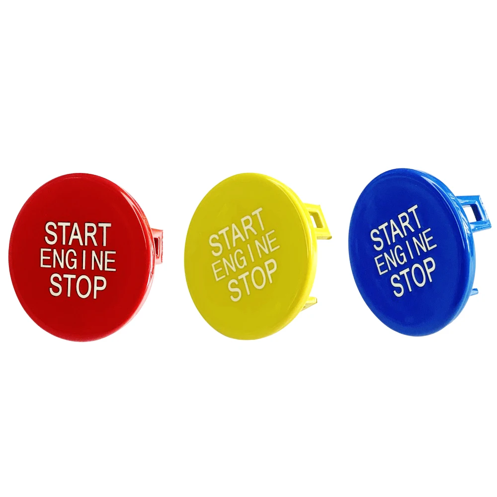 BMW 1 2 3 4 8 X5 X6 X7 Z4 시리즈 F40 F44 G20 G22 G14 G05 G06 용 자동차 시동 정지 엔진 버튼 커버 키 스위치 교체