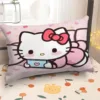Cartoon cute Hello Kitty pillowcase girly children's room pillowcase living room sofa cushion cover home bedroom decoration 5