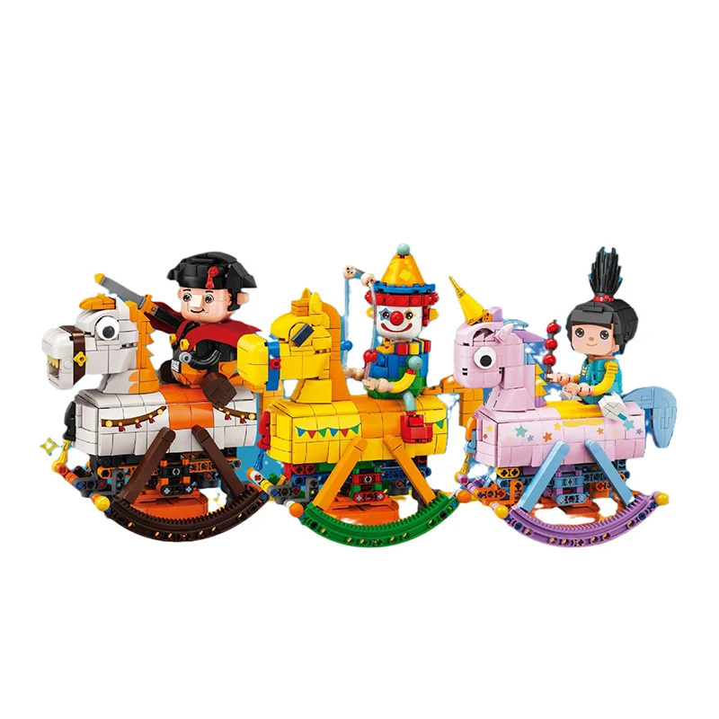 

Creative and Fun Joker Knight Princess Desktop Decoration Building Blocks Bricks Toys Gifts