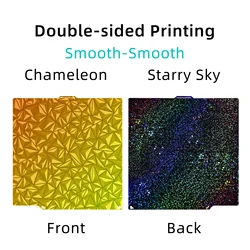 Durable Textured Carbon Fiber Build Plate (Chameleon - Stary Sky)