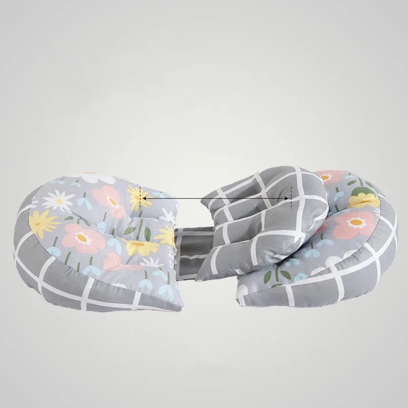 Fashion Print Pattern Pregnancy Pillow Adjustable Pregnant Women Side Sleeping Support Pillow Multifunctional Maternity