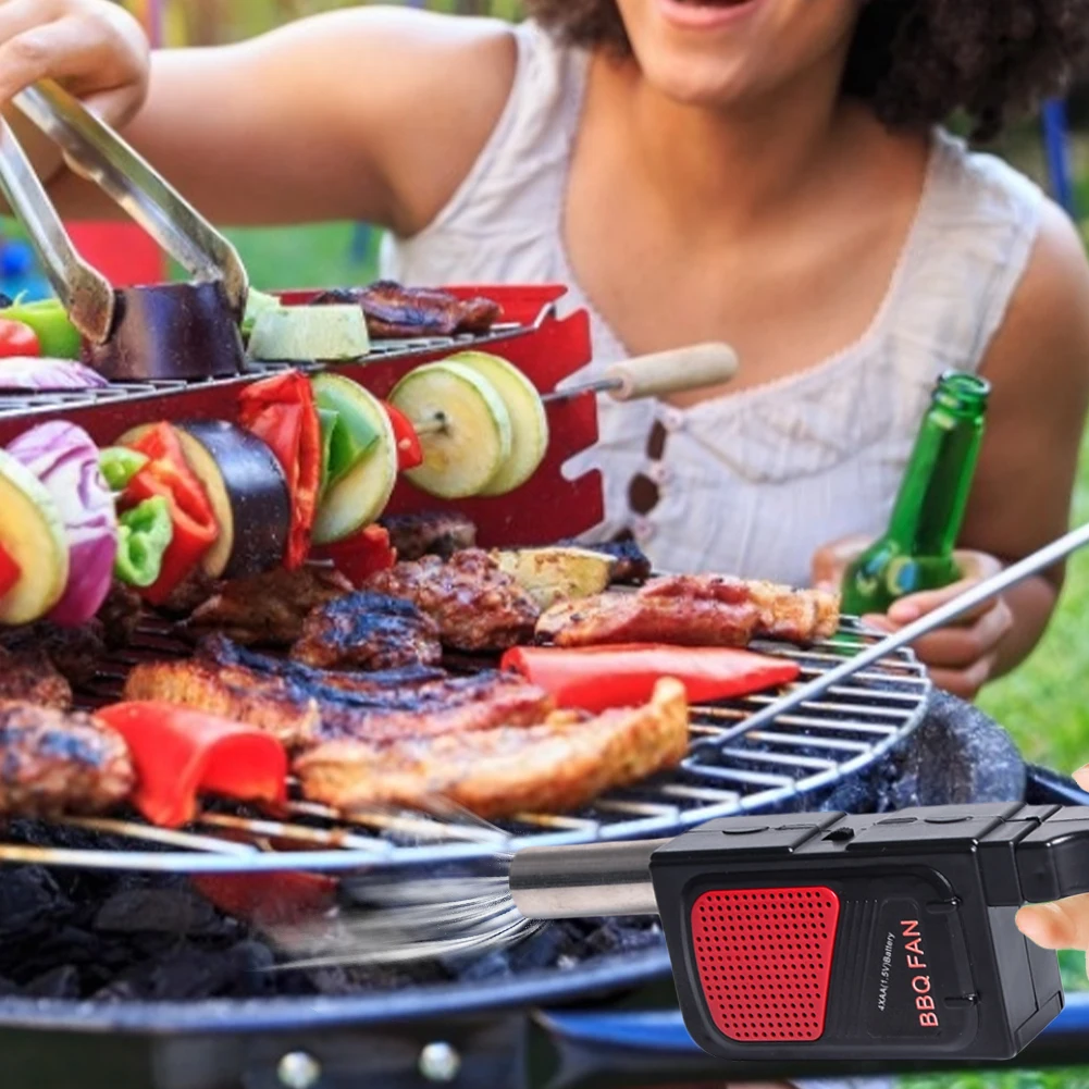 Description Picture 3 of itemPortable Cooking Fan for Outdoor BBQ Picnic - Handheld Electricity Air Blower, Cooking Stove Tool