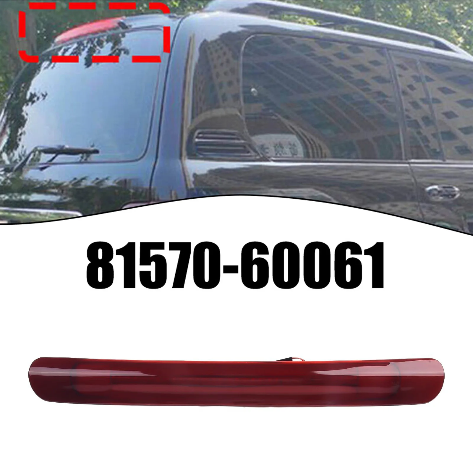 

Auto Parts Brake Light For Land For Cruiser LC100 FJ100 4500 4700 1998-2007 For LX470 Lighting No Powered Tool