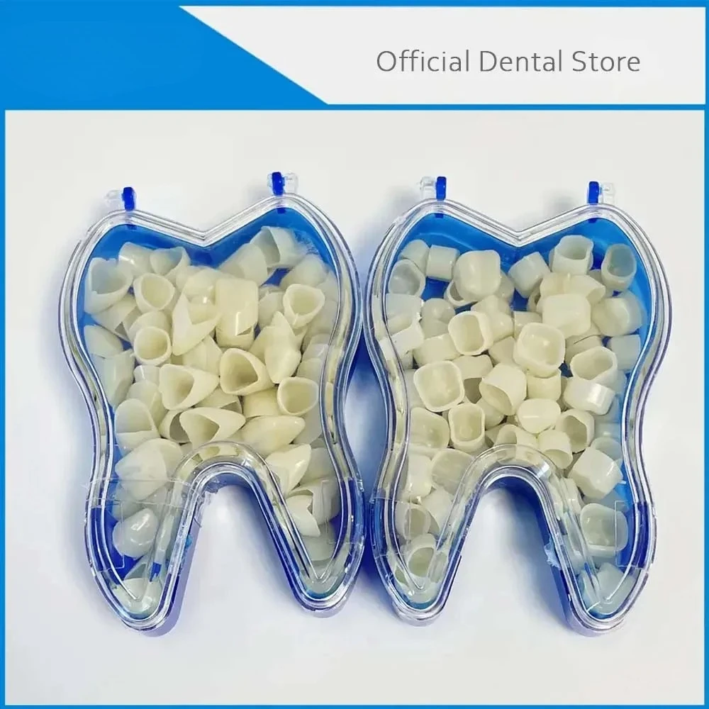 50 Pcs/Box Dental Temporary Crown Kit Anterior Front Molar Posterior Teeth Veneers Dentistry Tooth Whitening Tools