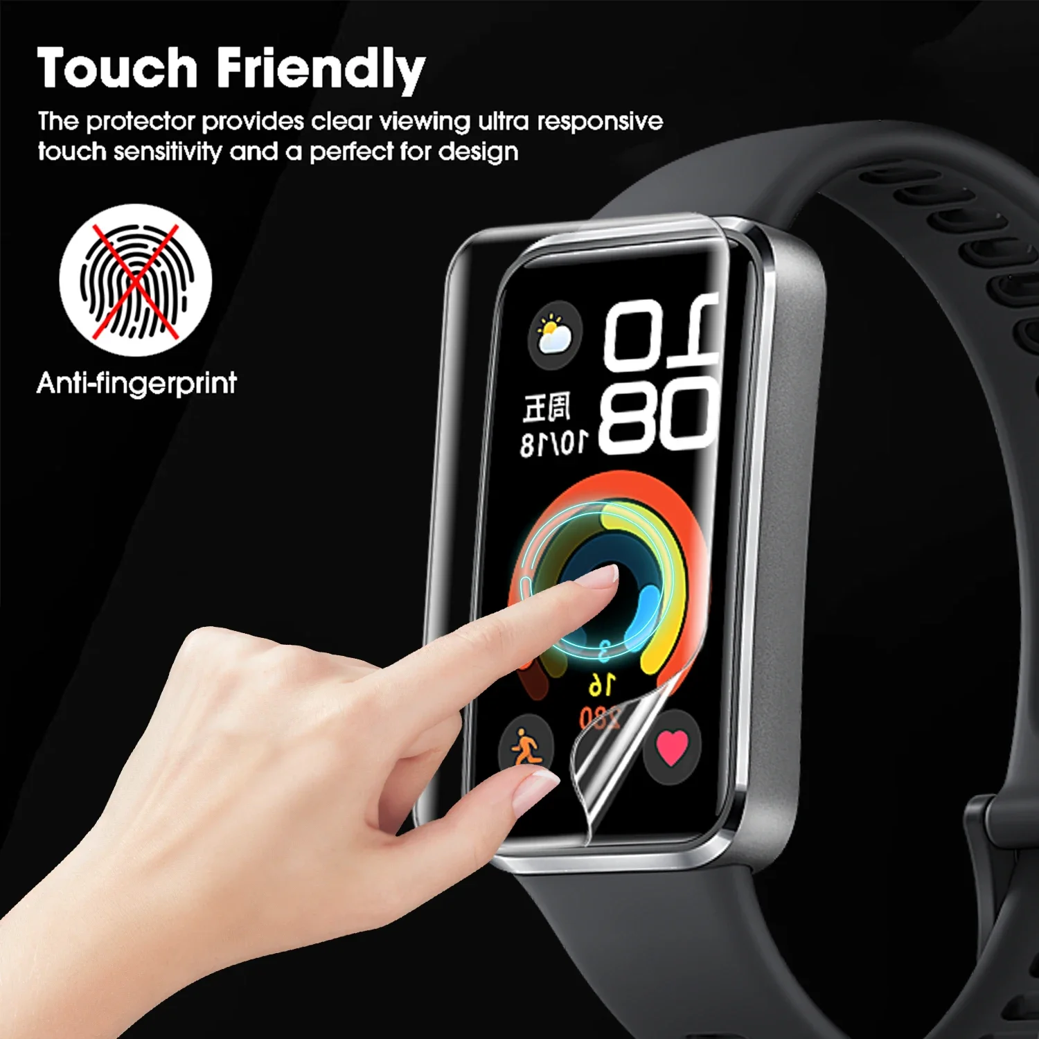 for Huawei Band 10 9 8 7 Hydrogel Film Smart Band Anti-scratch Films Screen Protector Not Glass for Huawei Band8 Band9 Band10