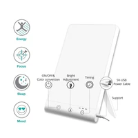 10000 Lux LED lumière triste lampe de luminothérapie 3200k lumière d'ambiance heureuse tactile réglable pour l'hiver Anti-dépression veilleuses LED 5