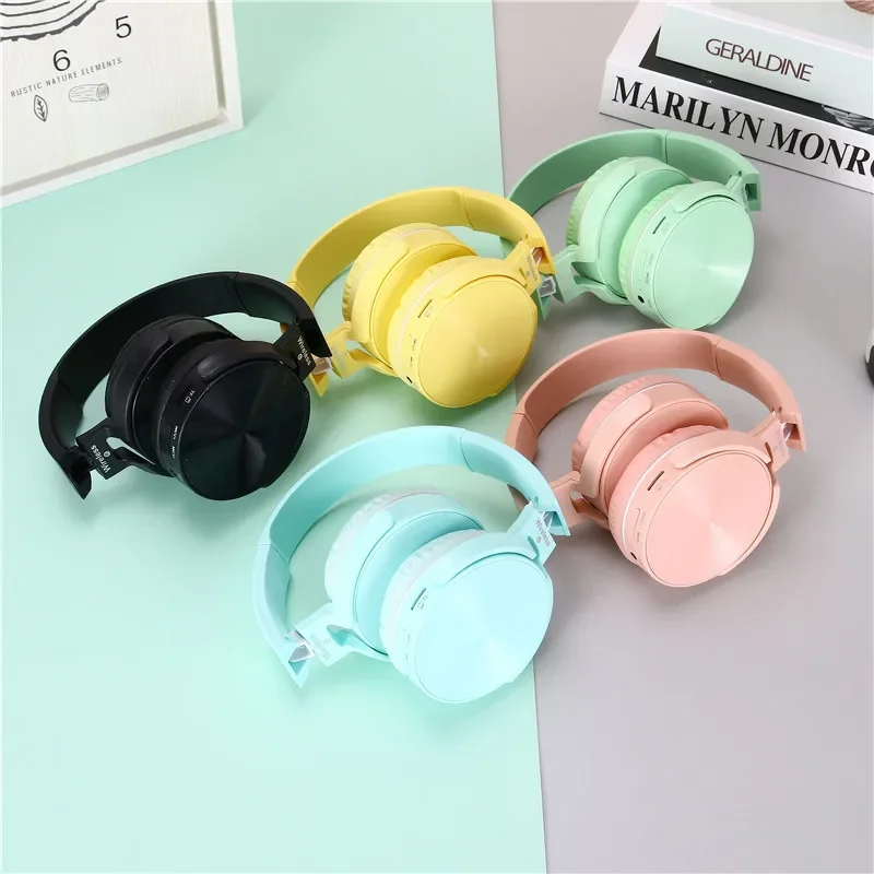 

Bluetooth Headset Wireless 5.0 Macaron Subwoofer Voice Call Cell Phone Computer Game Headset Wireless Earbuds Super Pods Pro 4