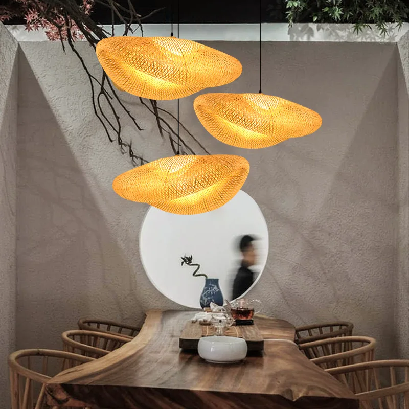 Bamboe Retro Eetkamer binnenverlichting Handgemaakt kopen
