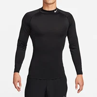 Nike T-shirt à manches longues imprimé classique pour hommes, coupe ajustée, printemps et automne, FB7909-010 1