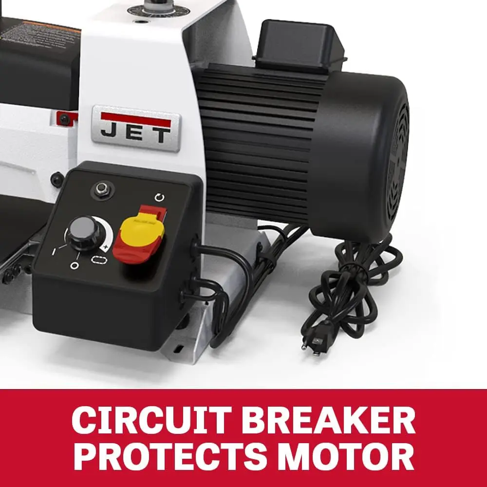 NEW 10-Inch Benchtop Drum Sander, 10 FPM, 1 HP, 1Ph 115V (JWDS-1020)