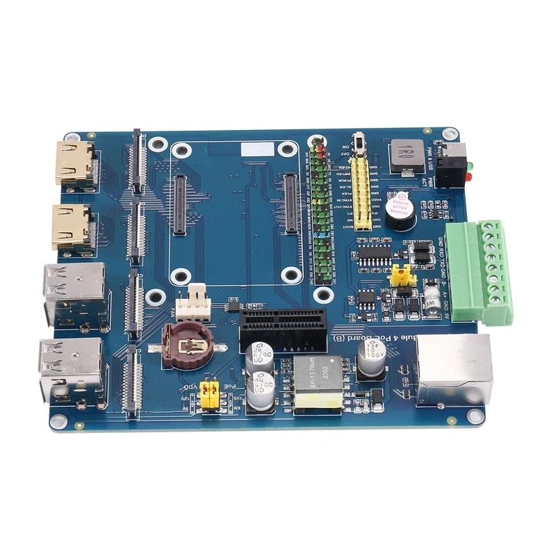   ǻƮ  4 POE/RS485/RS232 Ȯ  2 MIPI CSI Ʈ 4 USB RJ45 40PIN GPIO ǻƮ 