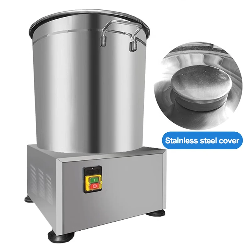 Stainless Steel 2kg Centrifugal Cabbage Spin 60s Dryer Green Vegetables Dewatering Machine Food Dehydrator Separators