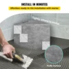 VEVOR Ready to Tile Shower Seat 22.4"x16"x20" Corner Shower Bench 440lbs Load-Bearing Waterproof Triangular Board Shower Bench 6