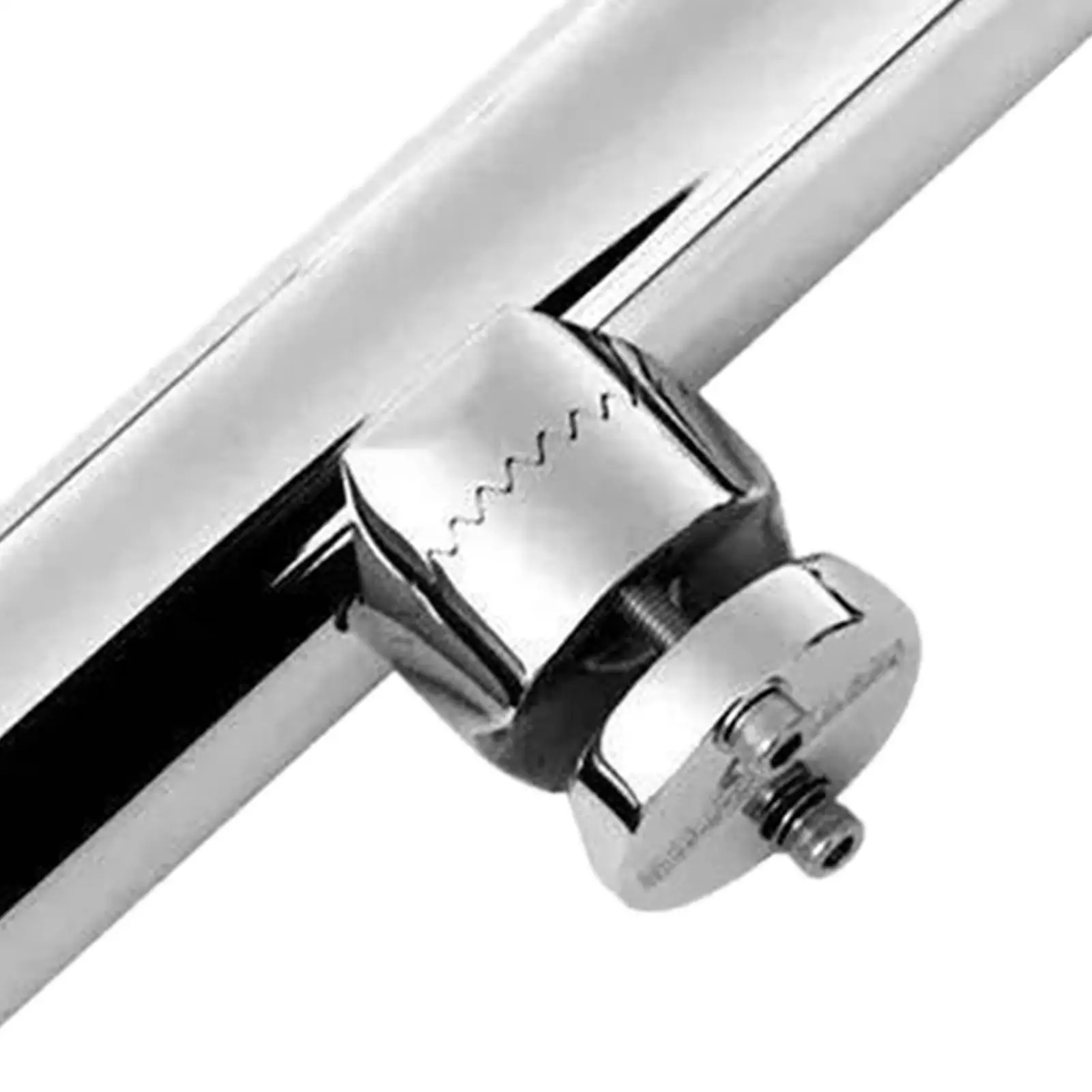 Stainless Steel Fishing Rod Holder Rail Mounted Clamp Swivel Side Mount Fishing