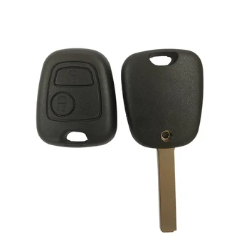Custodia di ricambio per coperture chiave a distanza per auto Okey per Peugeot 107 206 207 306 307 407 per lama citroen v83 Va2 - Custodia di ricambio per coperture chiave a distanza per auto Okey per Peugeot 107 206