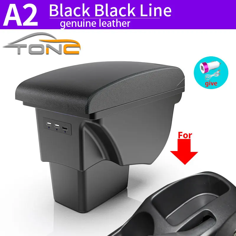 thumbnail image 1 of Reposabrazos para Kia Soul, piezas de reequipamiento para Kia Soul 2009 2010 2011 2012 2013, caja de almacenamiento para consola central de automóvil, accesorios para automóvil 3USB, 1 of 5