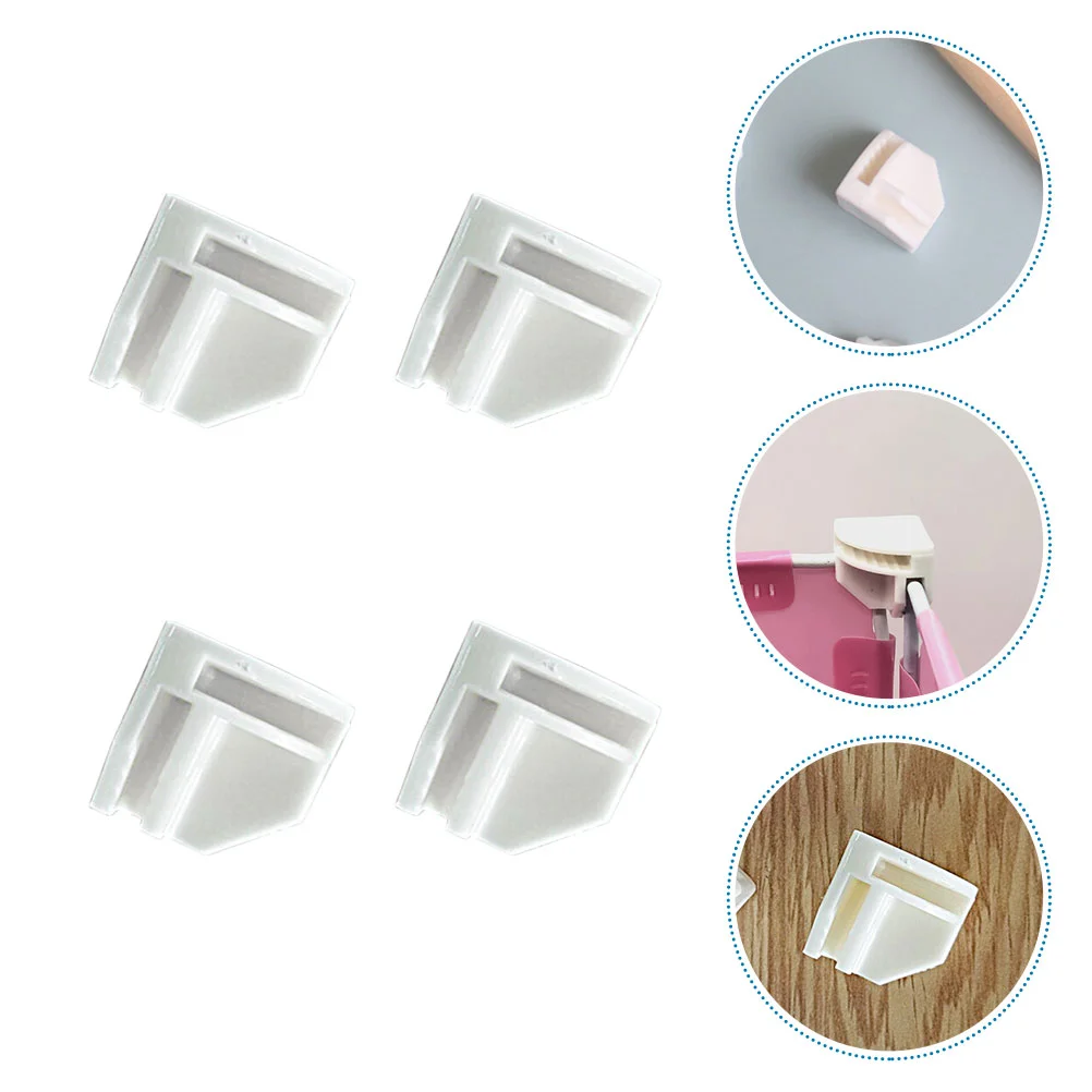 

50 Pcs Storage Buckle Cube Shelf Connectors Wire Clips Universal Modular Shelving Plastic Organizer Child