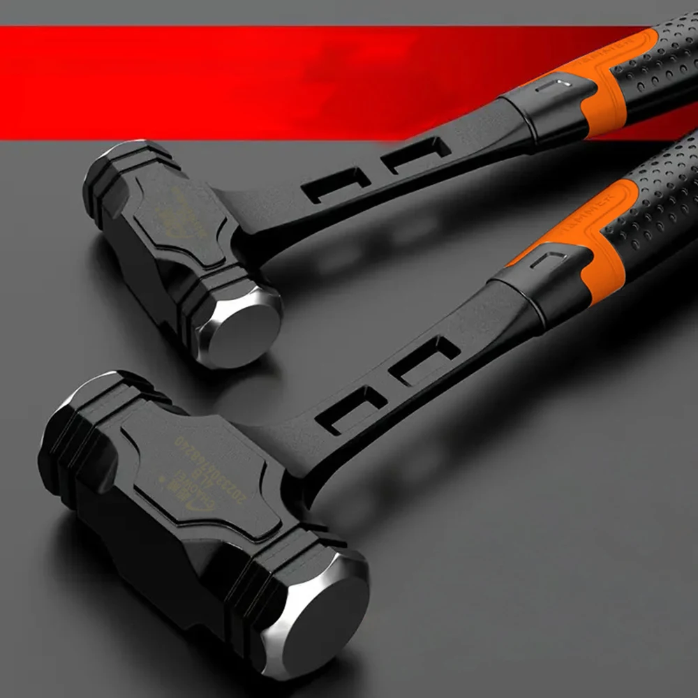 Heavy-Duty Octagon Hammer with Soft Grip for Construction and Demolition