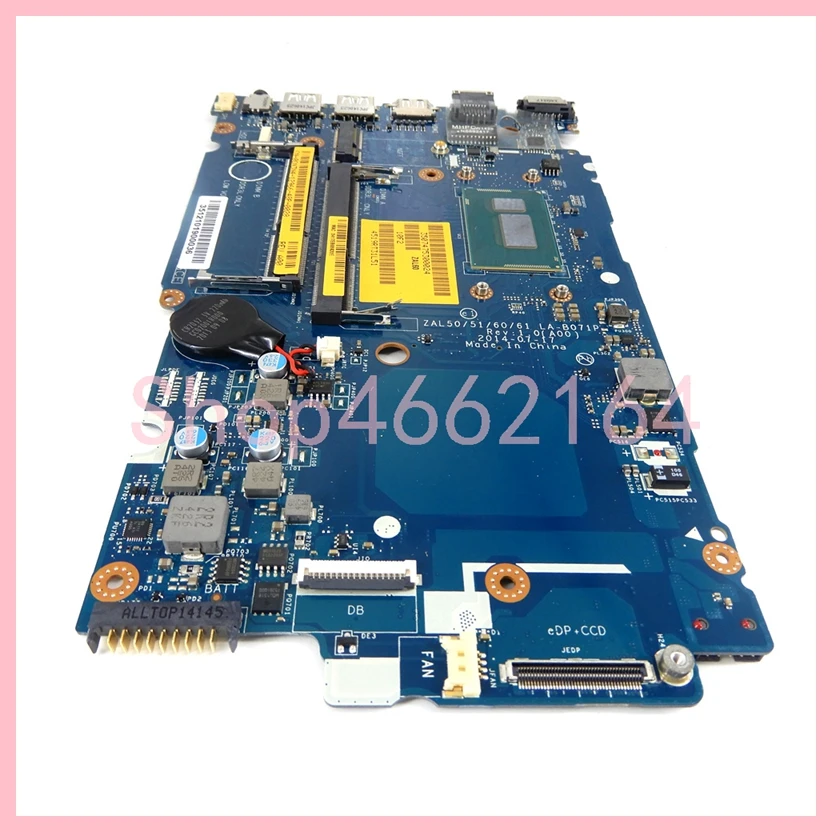 Laptop Motherboard para Dell Latitude La-b071p 3205u i3 I54th 5ª Cpu Notebook Mainboard Testado ok 14 3450 - Imagem 3
