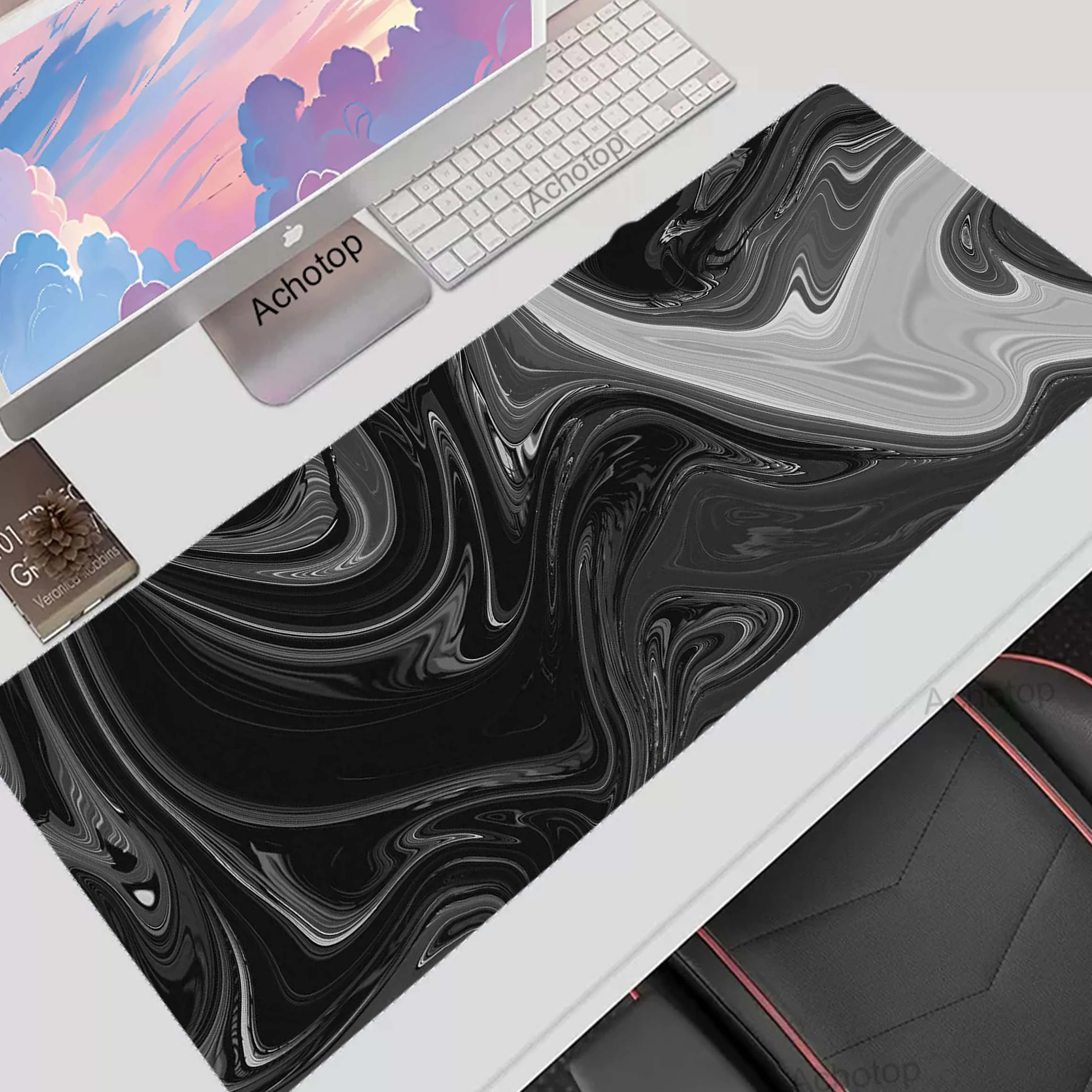 

Large Desige Soft Mouse Pad Gamer Strata Liquid Mousepad Office Accessories for Desk Mat Game Keyboard abstract Pads 900x400mm